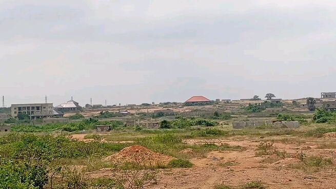7 Acres of Flat, ...Well Positioned Land=Afienya Mataheko