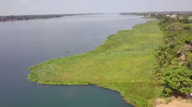 3 Acres of Direct Riverfront Land in Sogakope