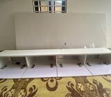 TV wall mount with built-in LED lights