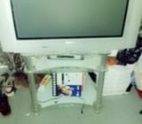 32 inch Philips TV plus glass stand