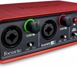 Focusrite scarlet 2i2 soundcard
