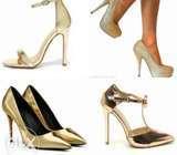 Gold heels