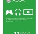 Xbox LIVE 12 Month Gold Membership Card