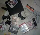 PlayStation 3 with 2 controllers