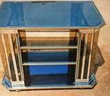 Glass tv stand